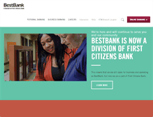 Tablet Screenshot of bestbank.com